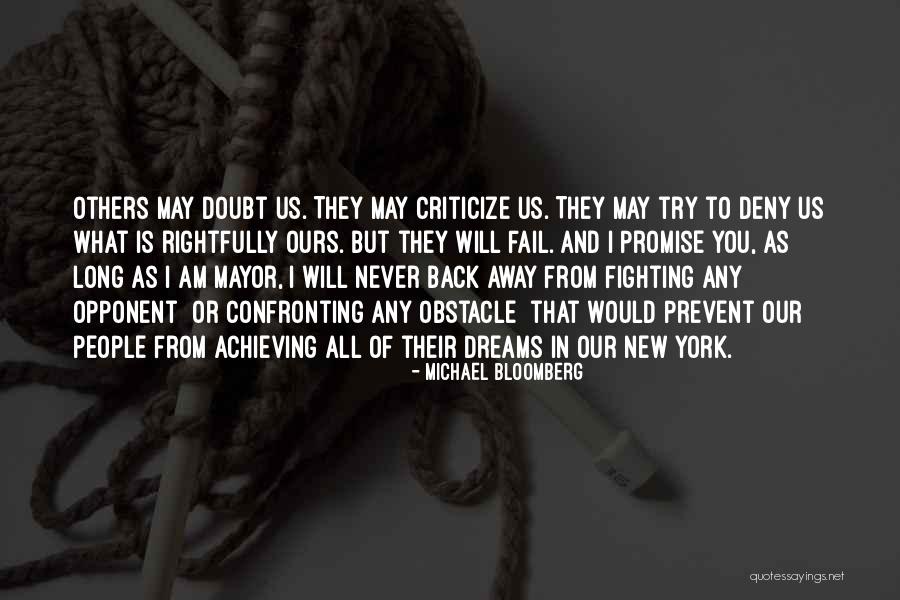 New York Mayor Quotes By Michael Bloomberg