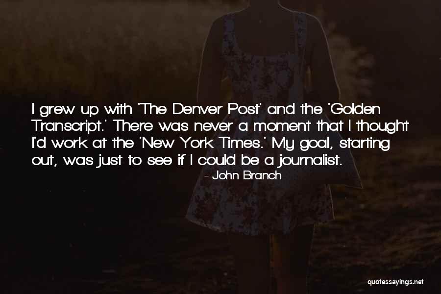 New York Moment Quotes By John Branch New York Moment Quotes By John Branch