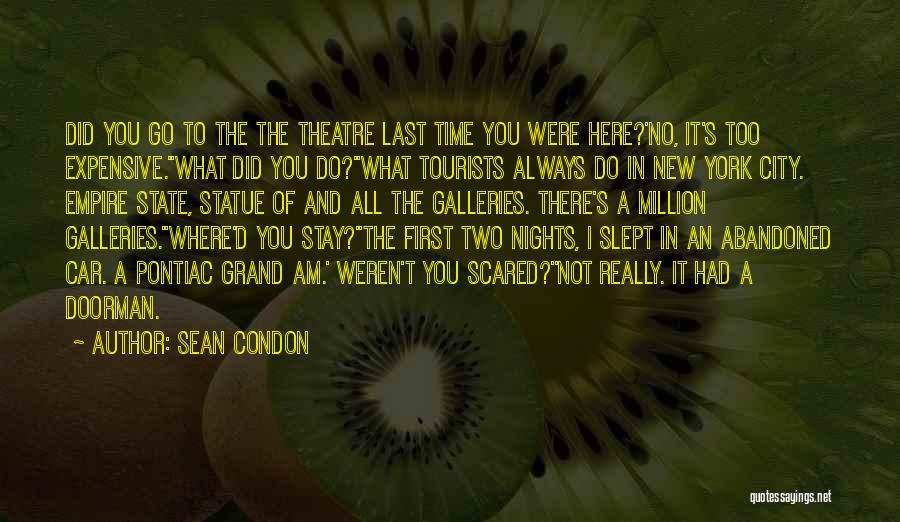 New York Nights Quotes By Sean Condon
