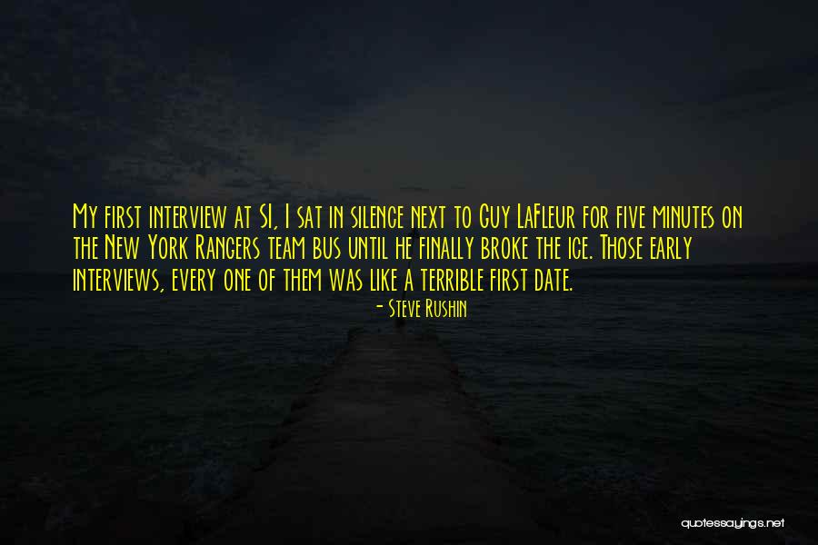 New York Rangers Quotes By Steve Rushin