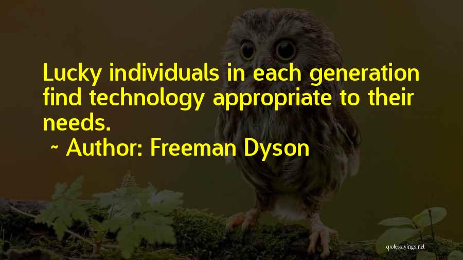 New York Street Art Quotes By Freeman Dyson