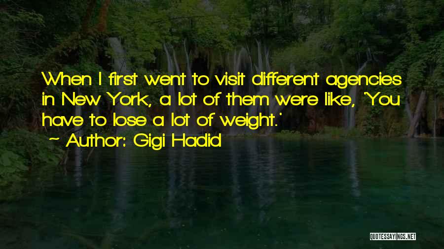 New York Visit Quotes By Gigi Hadid