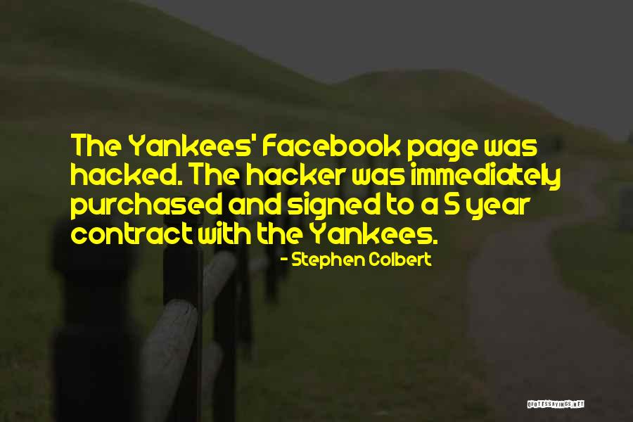 New York Yankees Quotes By Stephen Colbert New York Yankees Quotes By Stephen Colbert
