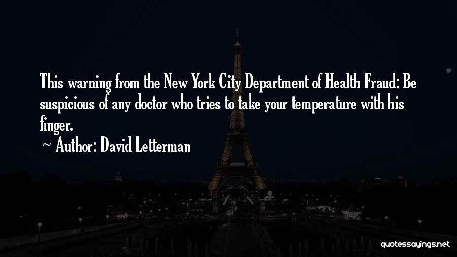 New Your City Quotes By David Letterman
