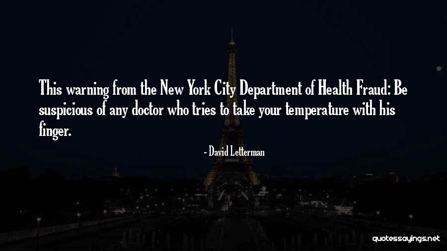 New Your City Quotes By David Letterman