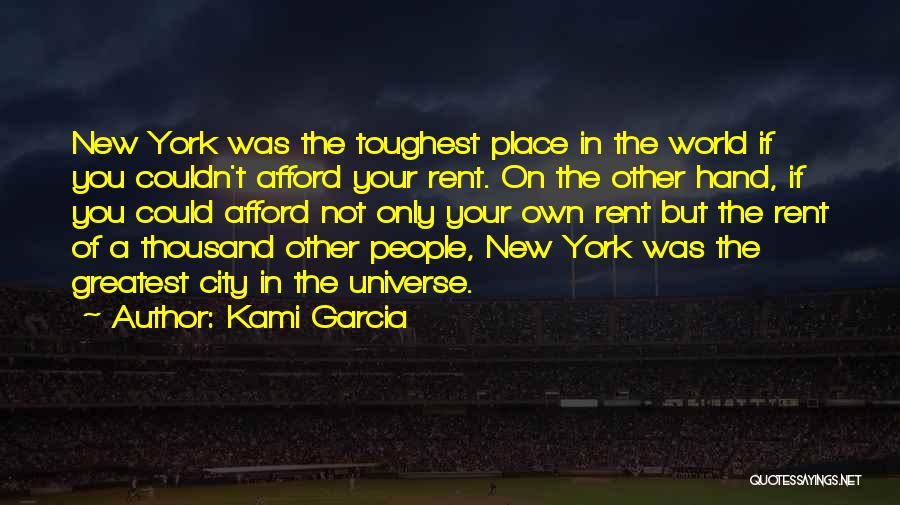 New Your City Quotes By Kami Garcia