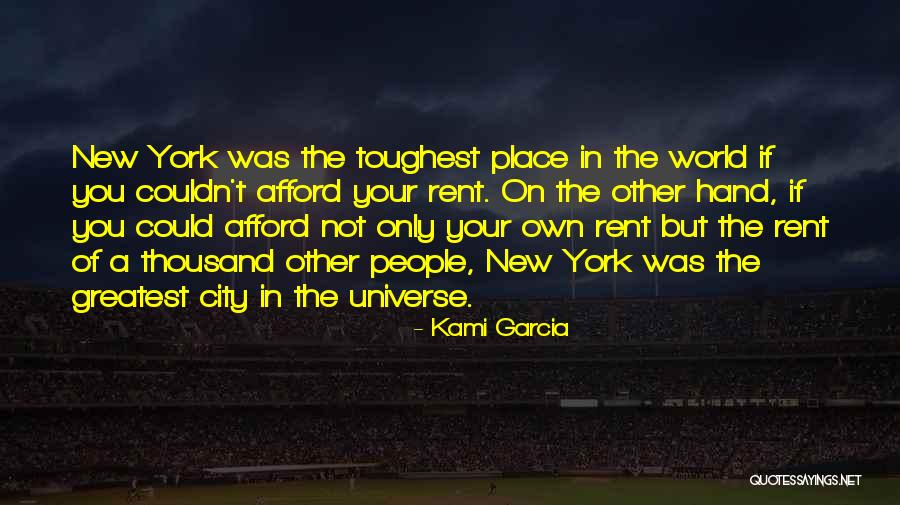 New Your City Quotes By Kami Garcia