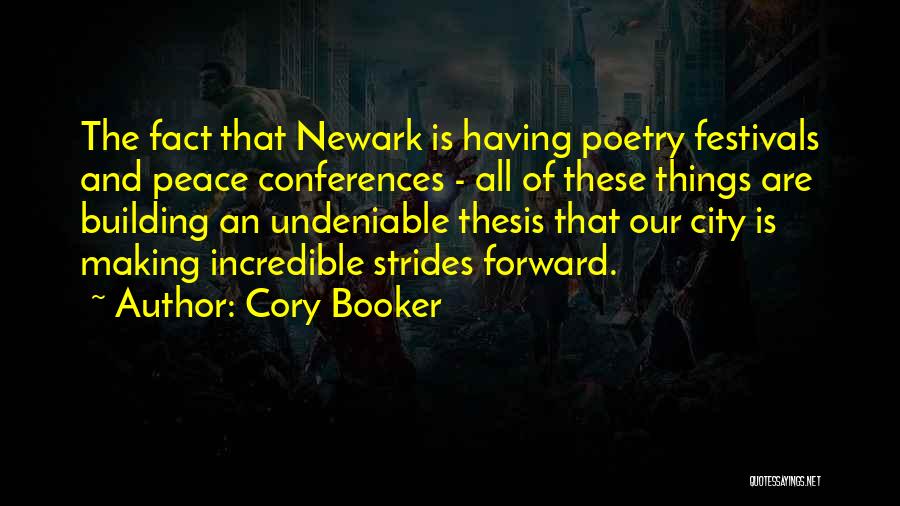 Newark Quotes By Cory Booker