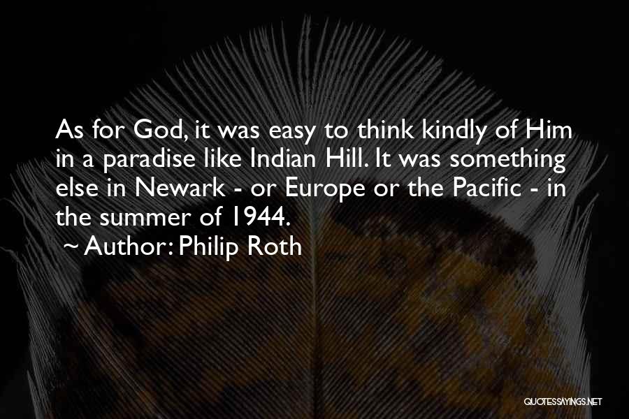 Newark Quotes By Philip Roth