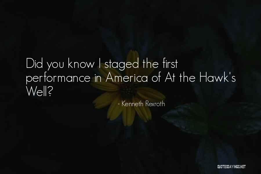 Newbrough Actress Quotes By Kenneth Rexroth