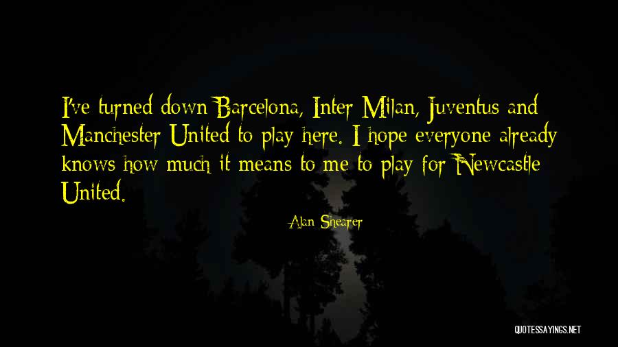 Newcastle Quotes By Alan Shearer