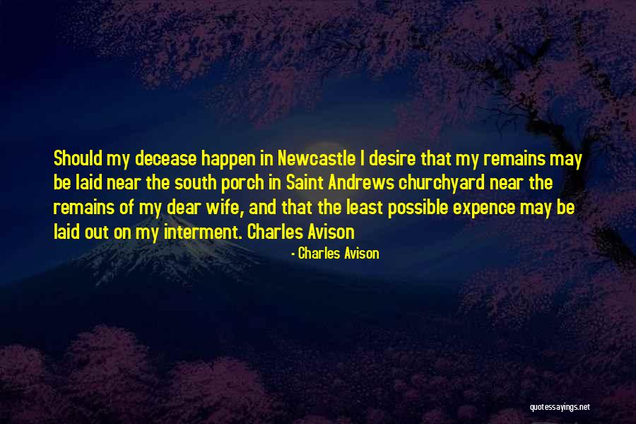 Newcastle Quotes By Charles Avison