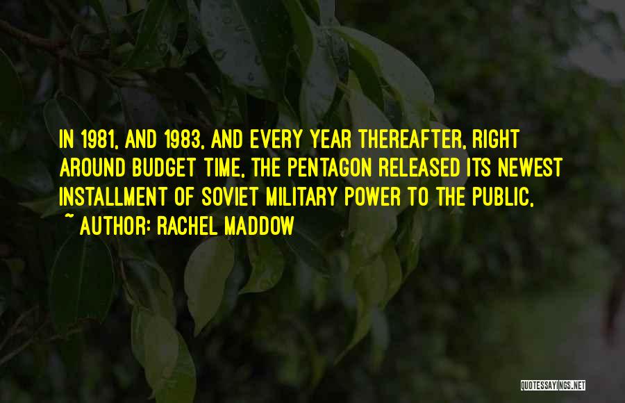 Newest Quotes By Rachel Maddow