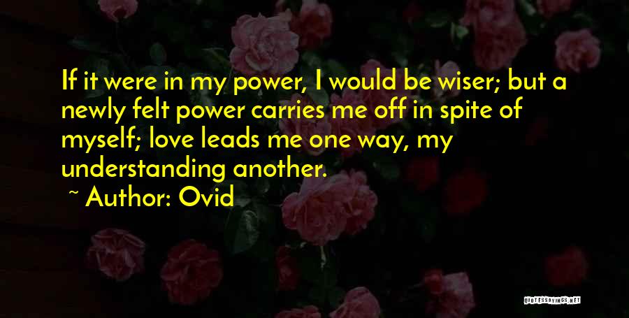 Newly Love Quotes By Ovid