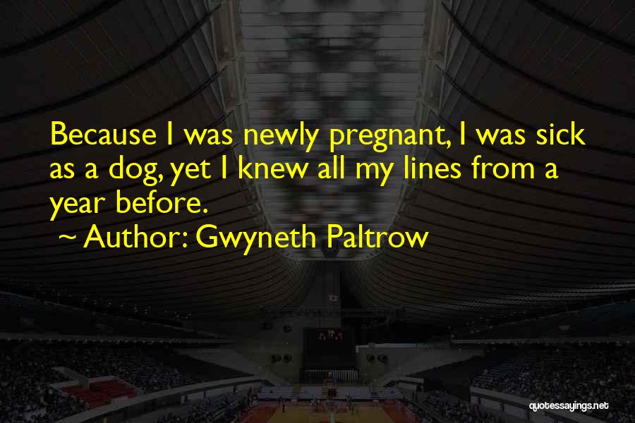 Newly Pregnant Quotes By Gwyneth Paltrow