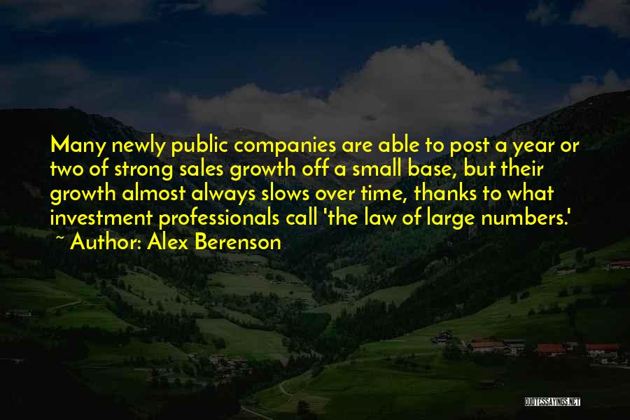 Newly Quotes By Alex Berenson