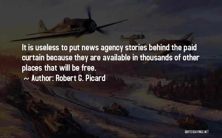 News Agency Quotes By Robert G. Picard
