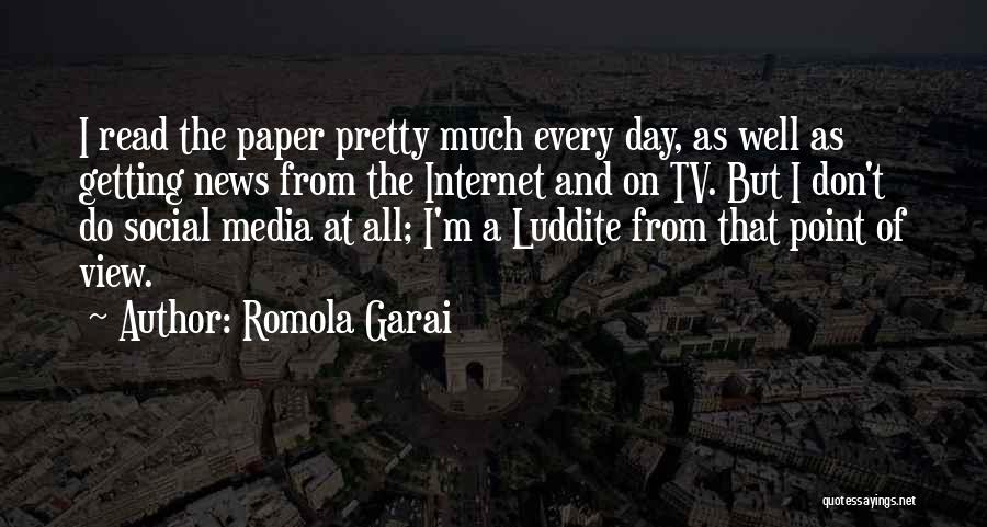 News On Tv Quotes By Romola Garai