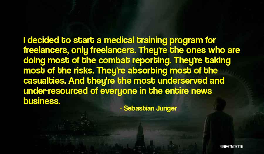 News Reporting Quotes By Sebastian Junger