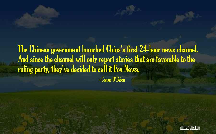 News Stories Quotes By Conan O'Brien News Stories Quotes By Conan O'Brien