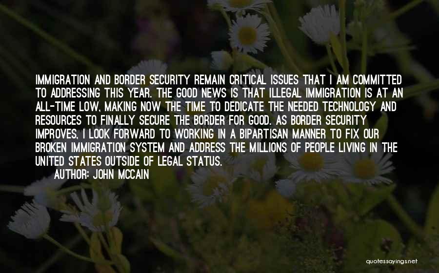 News Year's Quotes By John McCain