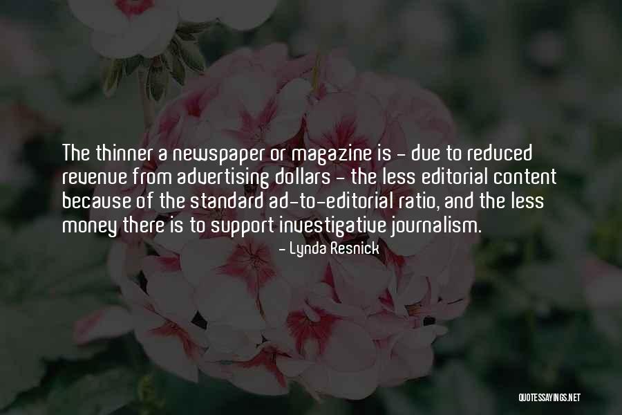 Newspaper Advertising Quotes By Lynda Resnick