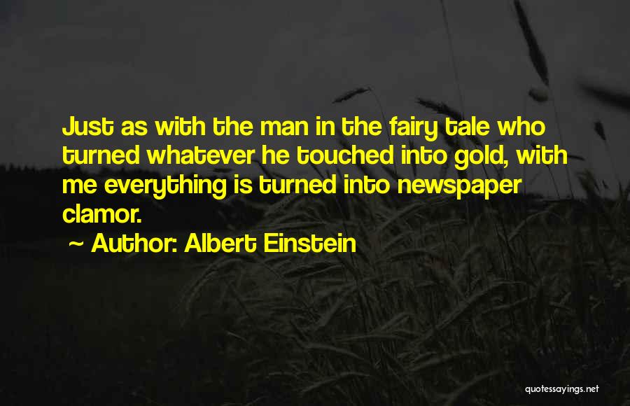Newspaper Man Quotes By Albert Einstein