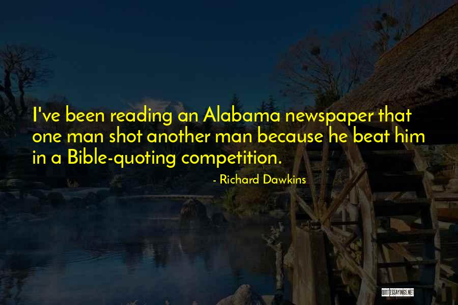 Newspaper Man Quotes By Richard Dawkins