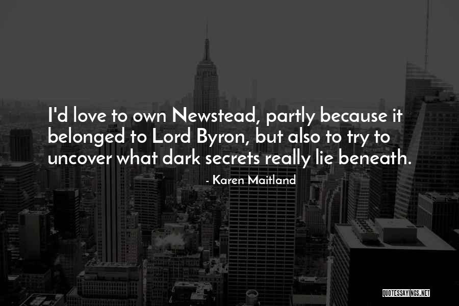 Newstead Quotes By Karen Maitland Newstead Quotes By Karen Maitland