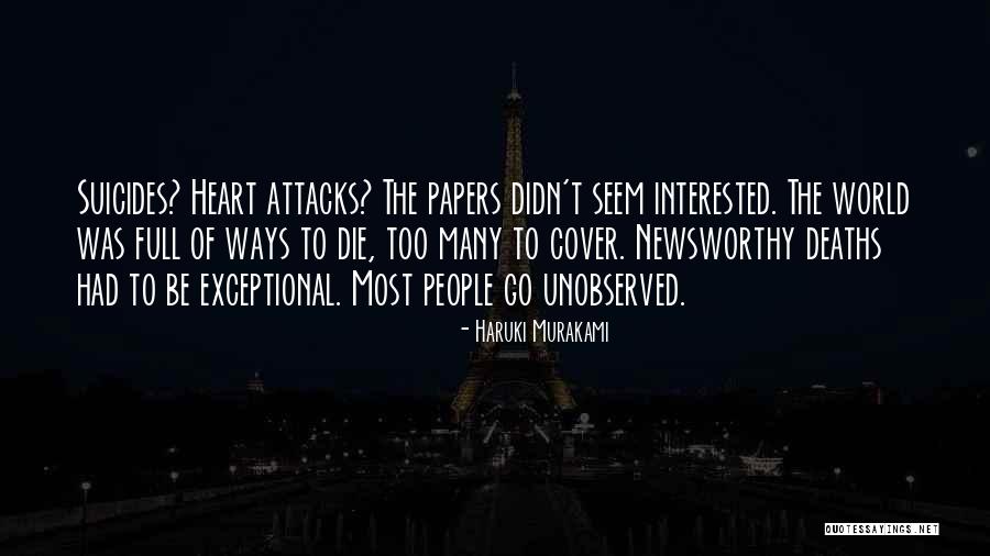 Newsworthy Quotes By Haruki Murakami Newsworthy Quotes By Haruki Murakami