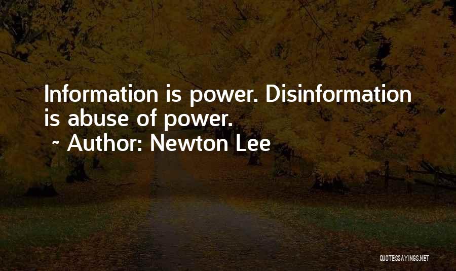 Newton Lee Quotes 1808245