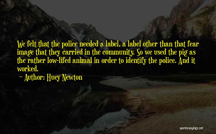 Newton Quotes By Huey Newton
