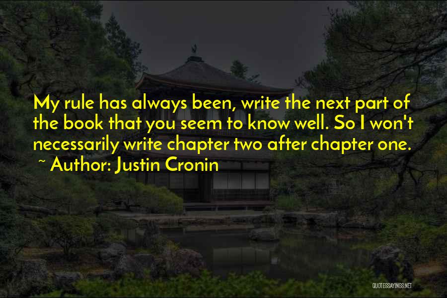 Next Chapter Quotes By Justin Cronin