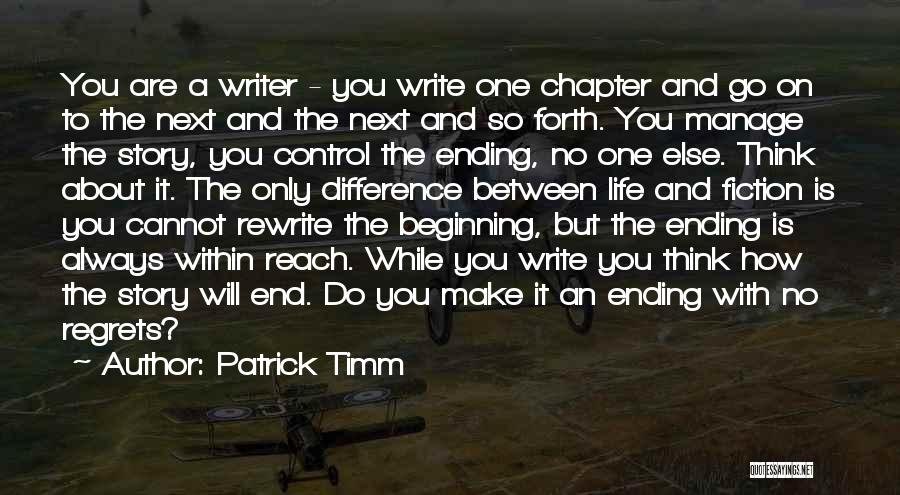 Next Chapter Quotes By Patrick Timm