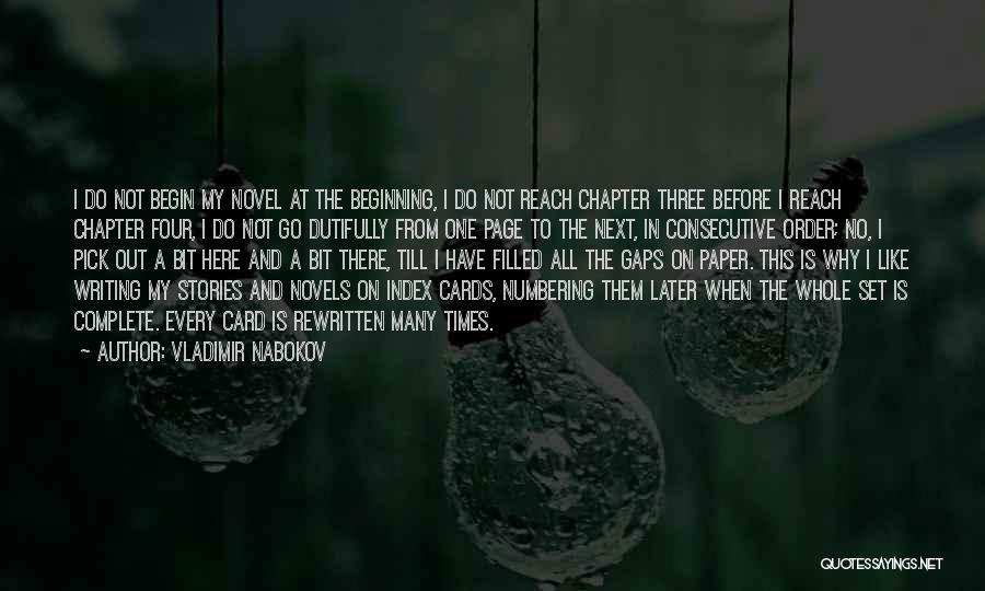 Next Chapter Quotes By Vladimir Nabokov