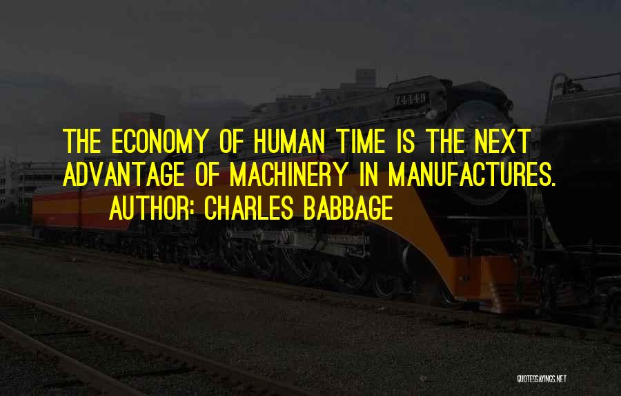 Next Time Quotes By Charles Babbage