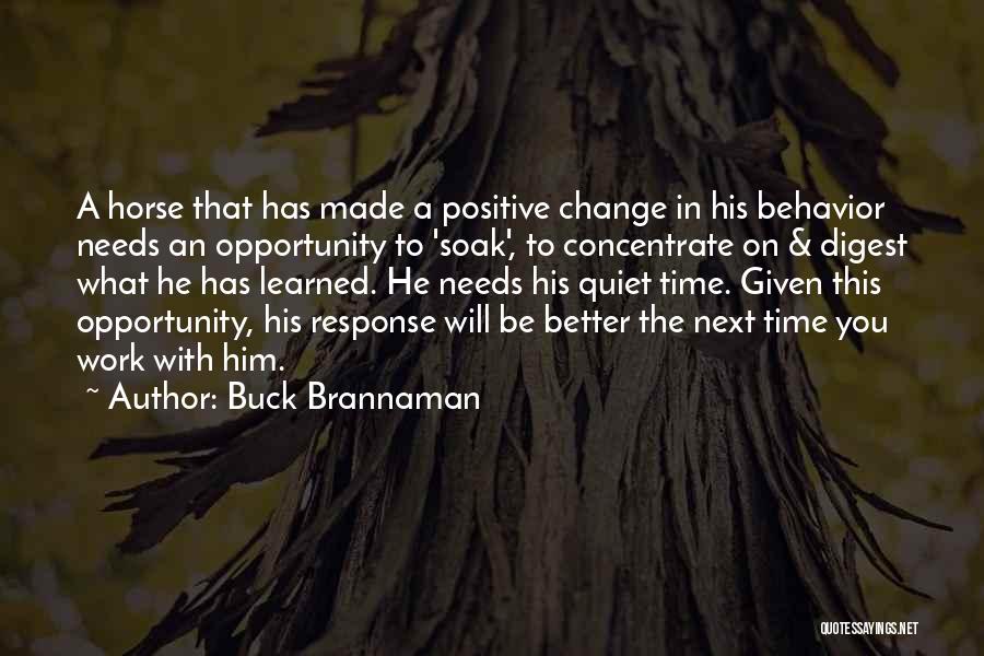 Next Time Will Be Better Quotes By Buck Brannaman