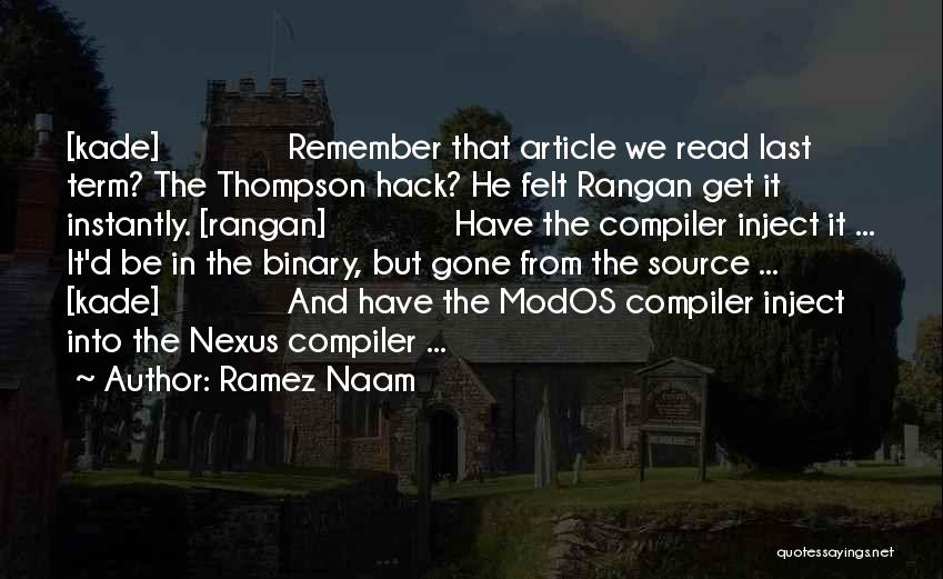 Nexus Quotes By Ramez Naam