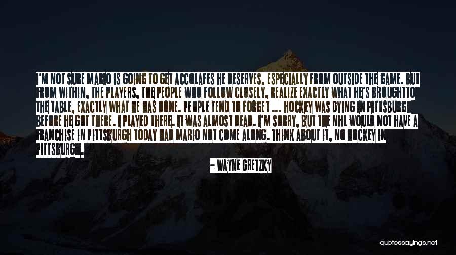 Nhl Player Quotes By Wayne Gretzky Nhl Player Quotes By Wayne Gretzky