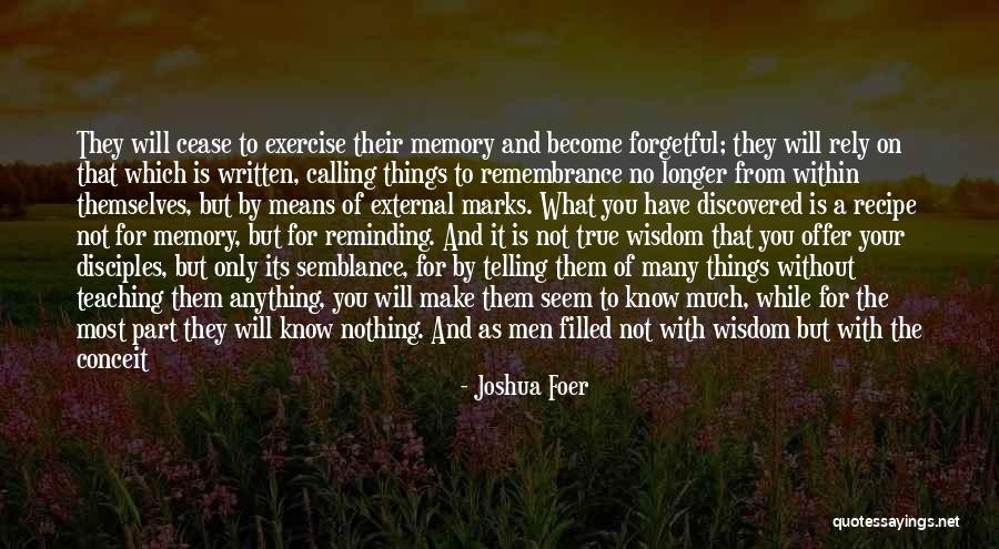 Nhti In Quotes By Joshua Foer Nhti In Quotes By Joshua Foer