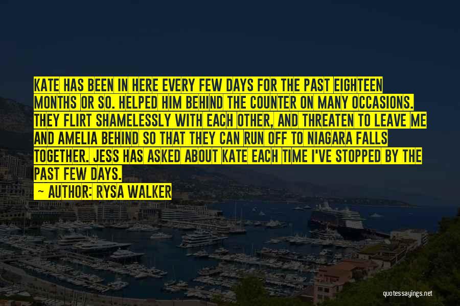 Niagara Falls Quotes By Rysa Walker