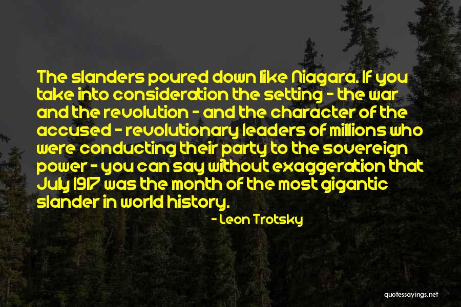 Niagara Quotes By Leon Trotsky