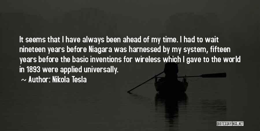 Niagara Quotes By Nikola Tesla