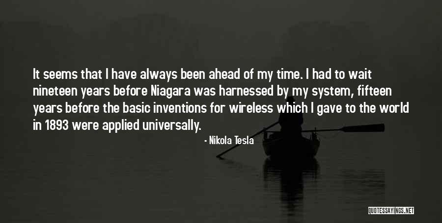 Niagara Quotes By Nikola Tesla