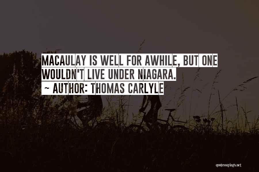 Niagara Quotes By Thomas Carlyle