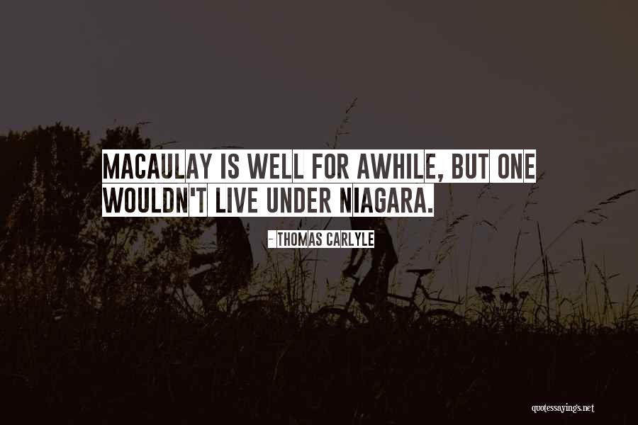 Niagara Quotes By Thomas Carlyle