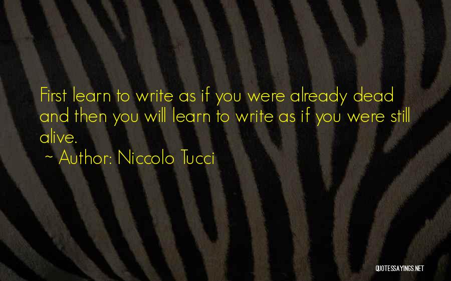 Niccolo Tucci Quotes 804070