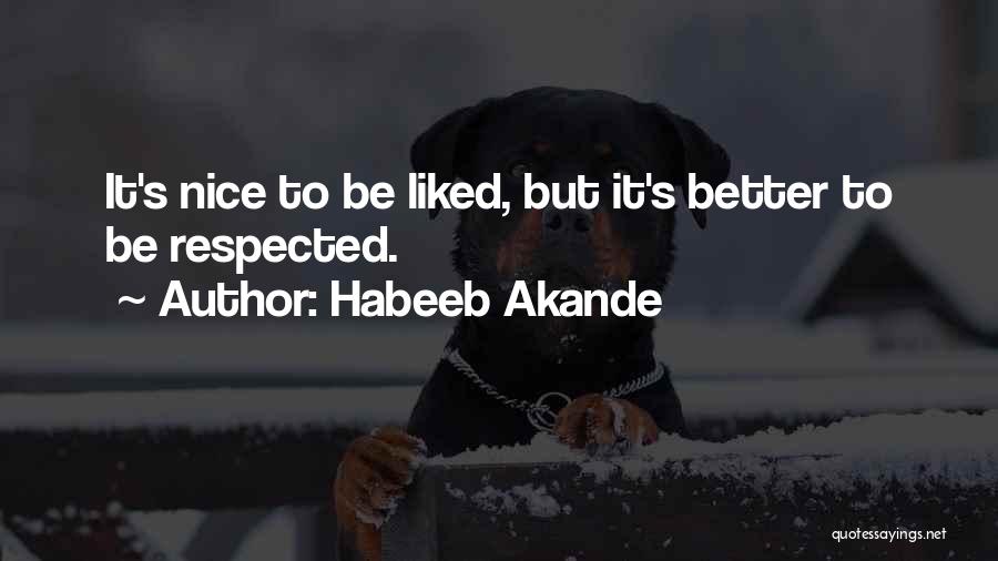Nice And Motivational Quotes By Habeeb Akande