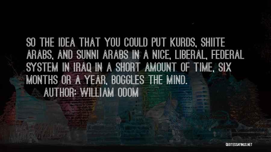Nice And Short Quotes By William Odom