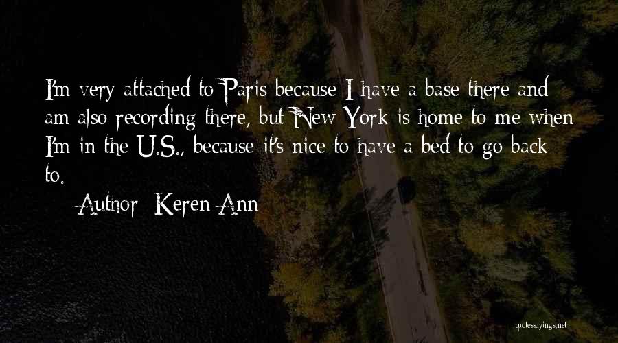 Nice Attached Quotes By Keren Ann
